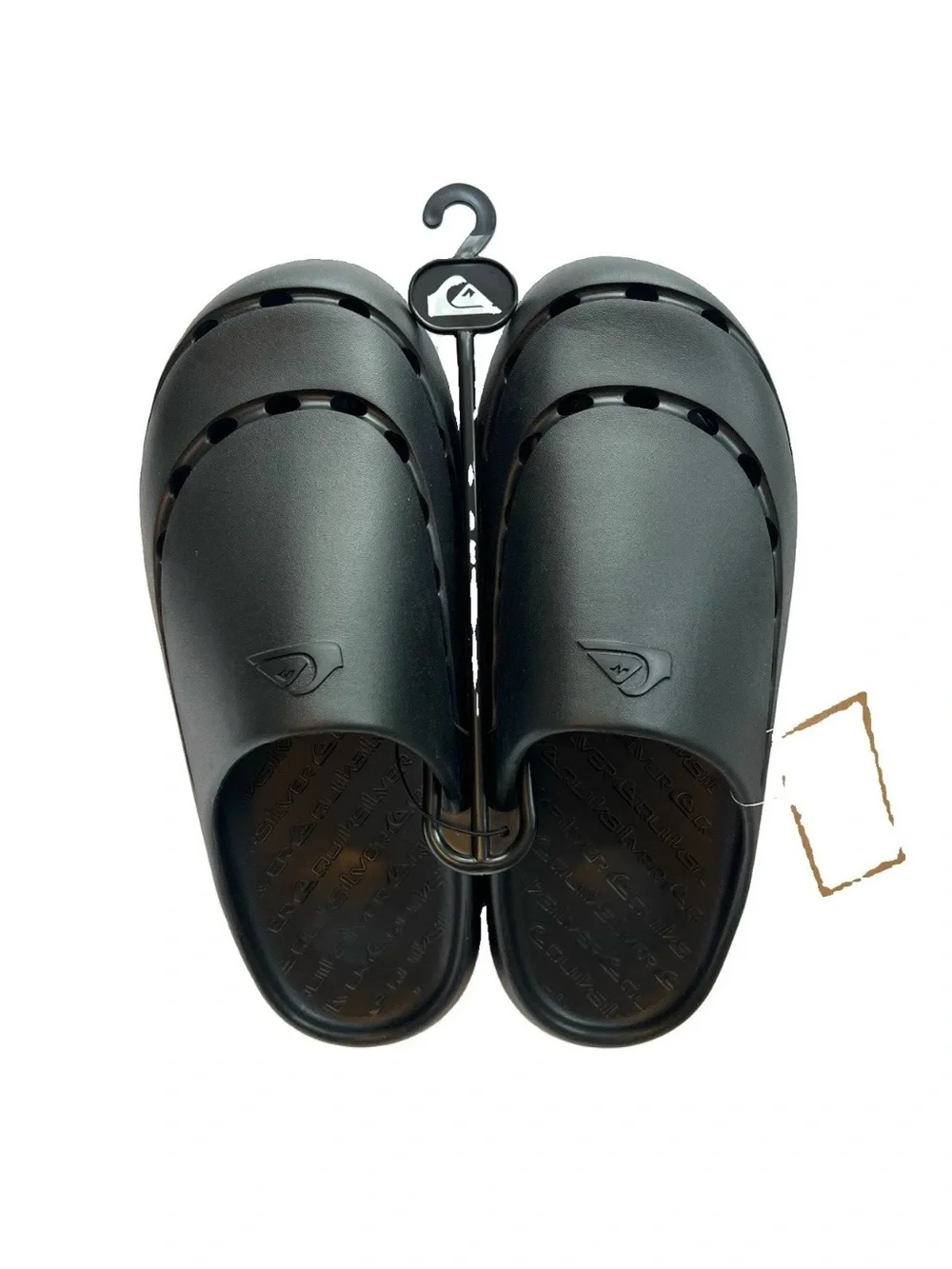 Quiksilver Cloudbreak Clog Black Slide Sandals Mens Size 11